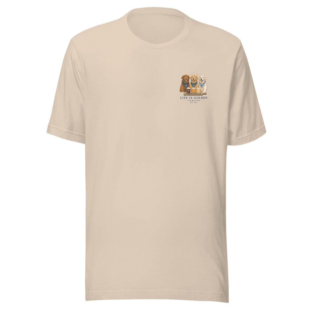 The Flight Night Tee — Soft Cream (front)