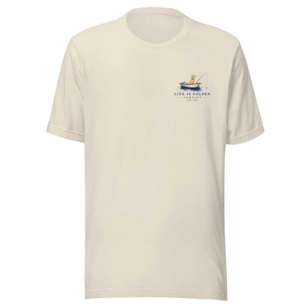 The First Mate Tee — Soft Cream (front)
