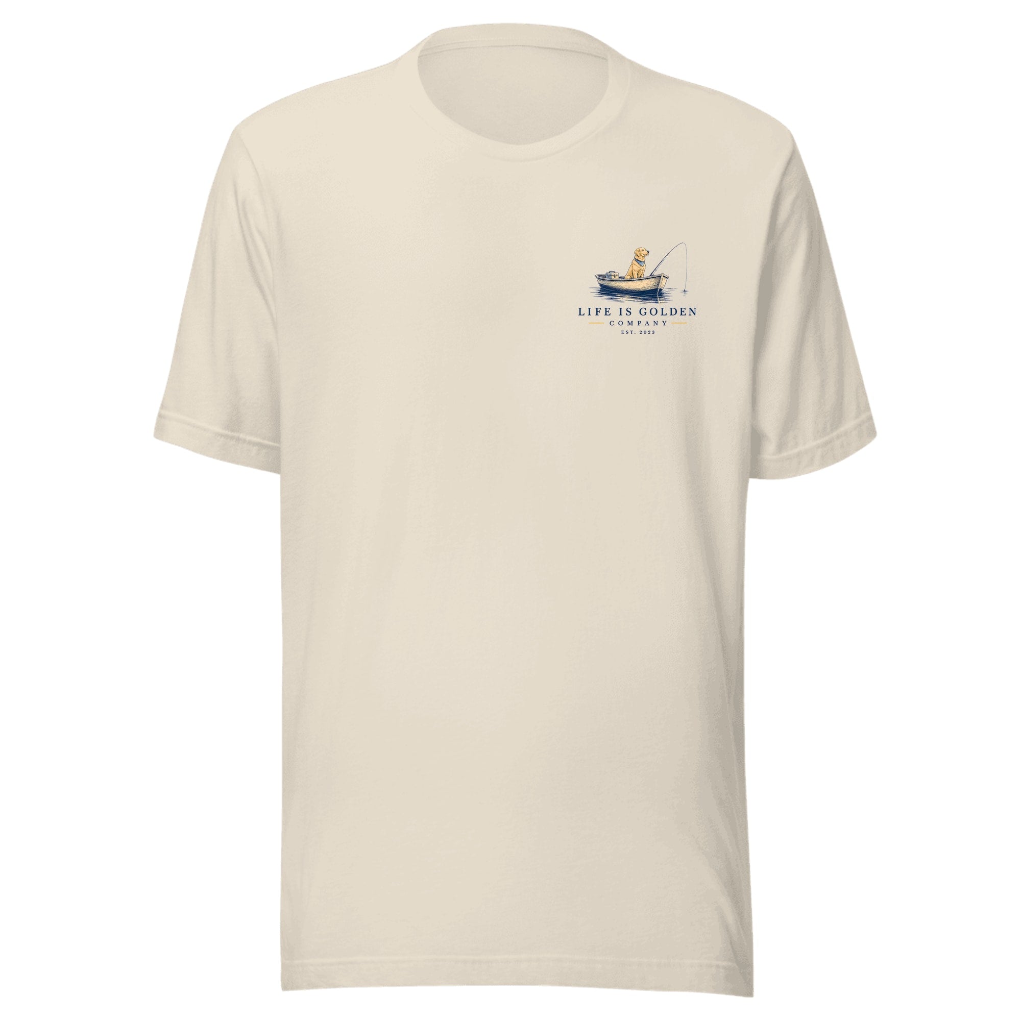 The First Mate Tee — Soft Cream (front)