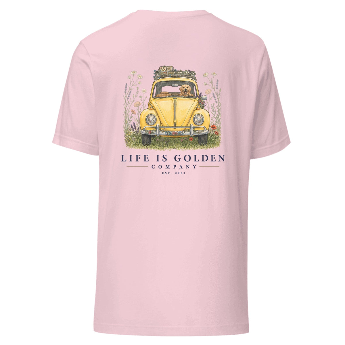 The Wildflower Detour II Tee — Soft Pink