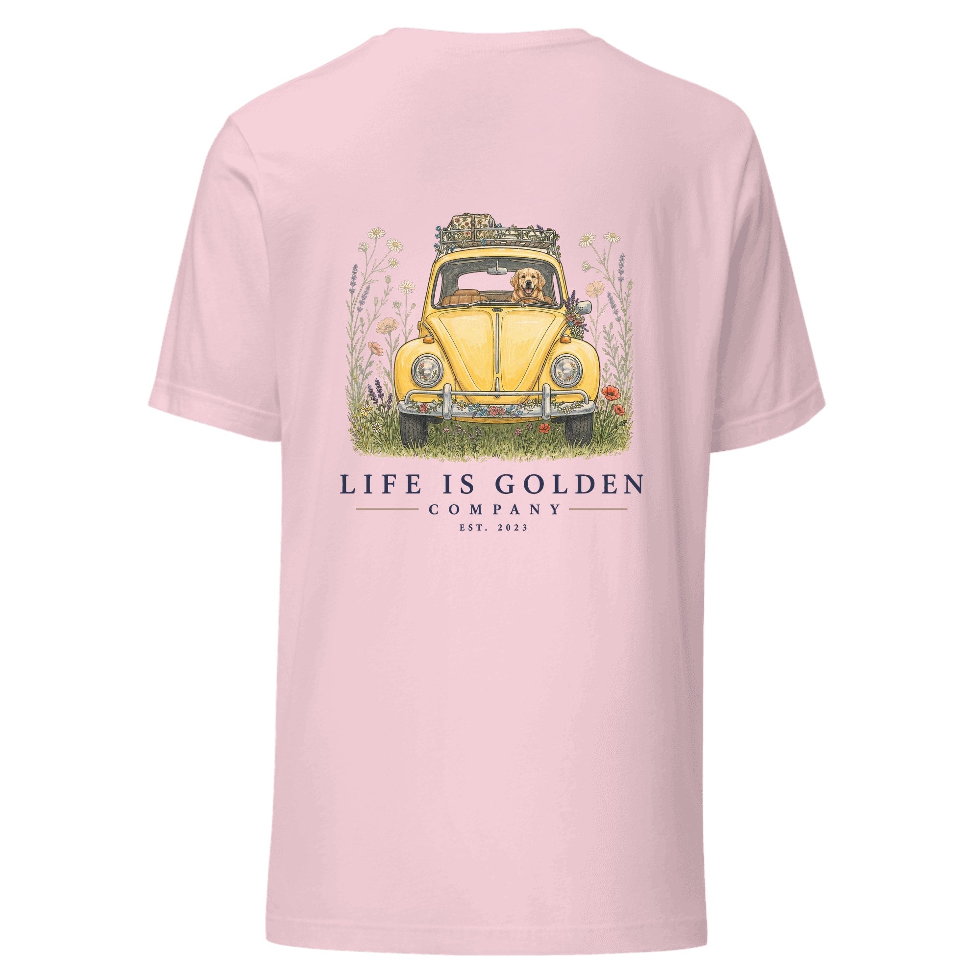 The Wildflower Detour Tee — Soft Pink