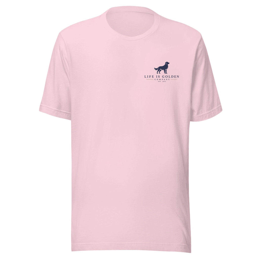 The Wildflower Detour II Tee — Soft Pink (front)
