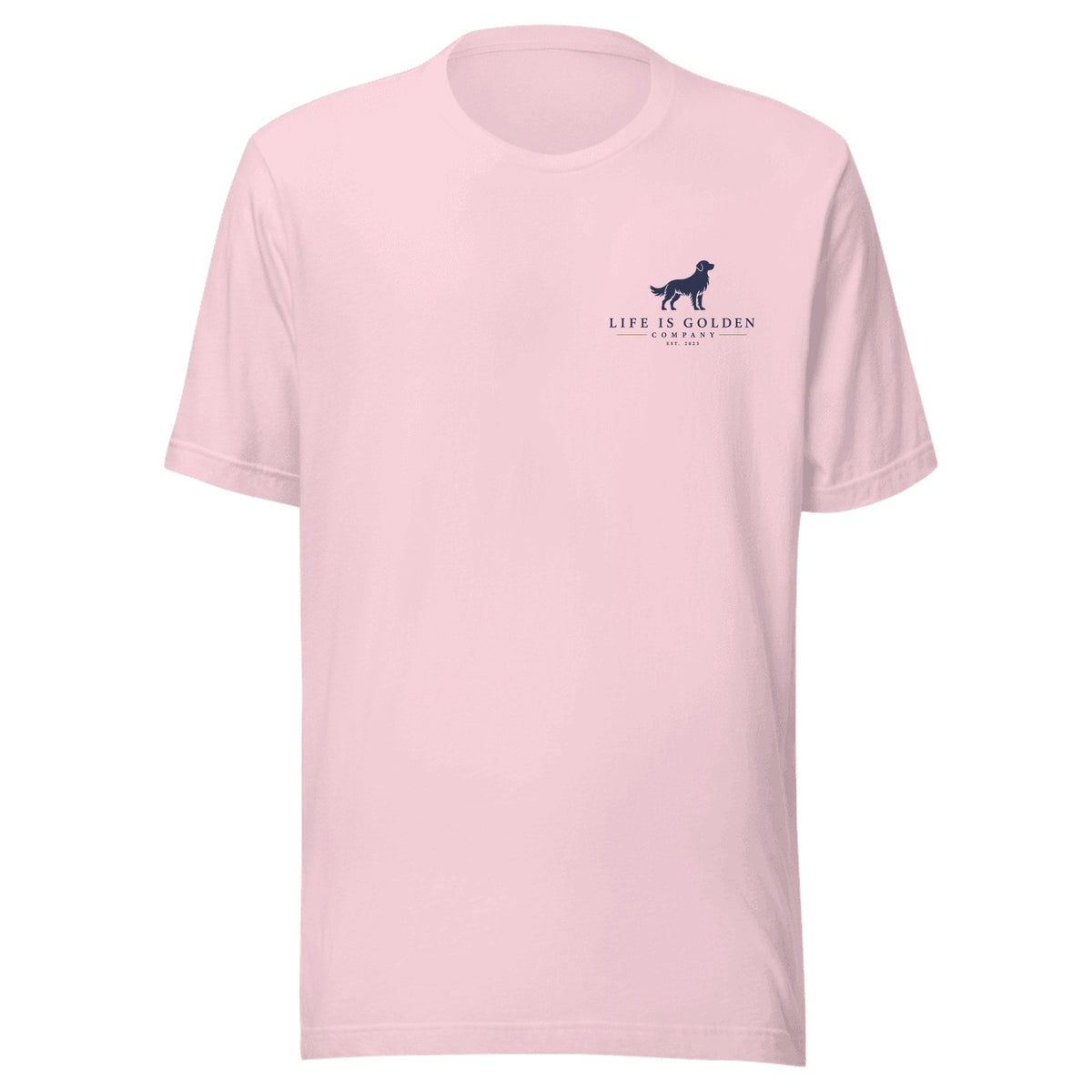 The Raw Bar Tee — Soft Pink (front)