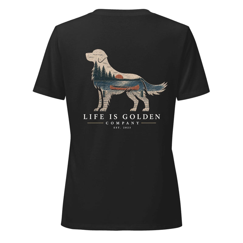 The Still Water Golden Women's V-Neck