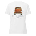 The Barn Chore Women's V-Neck — Solid White Blend