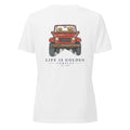 The Top-Down Run Women's V-Neck — Solid White Blend