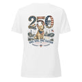 The Semiquincentennial Women's V-Neck — Solid White Blend