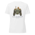 The Hay Haul Women's V-Neck — Solid White Blend