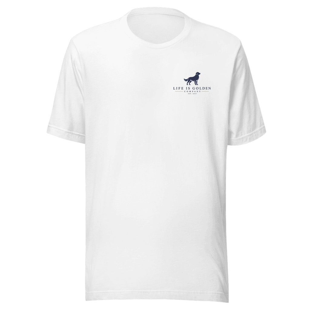 The Deli Manager Tee — Solid White Blend (front)
