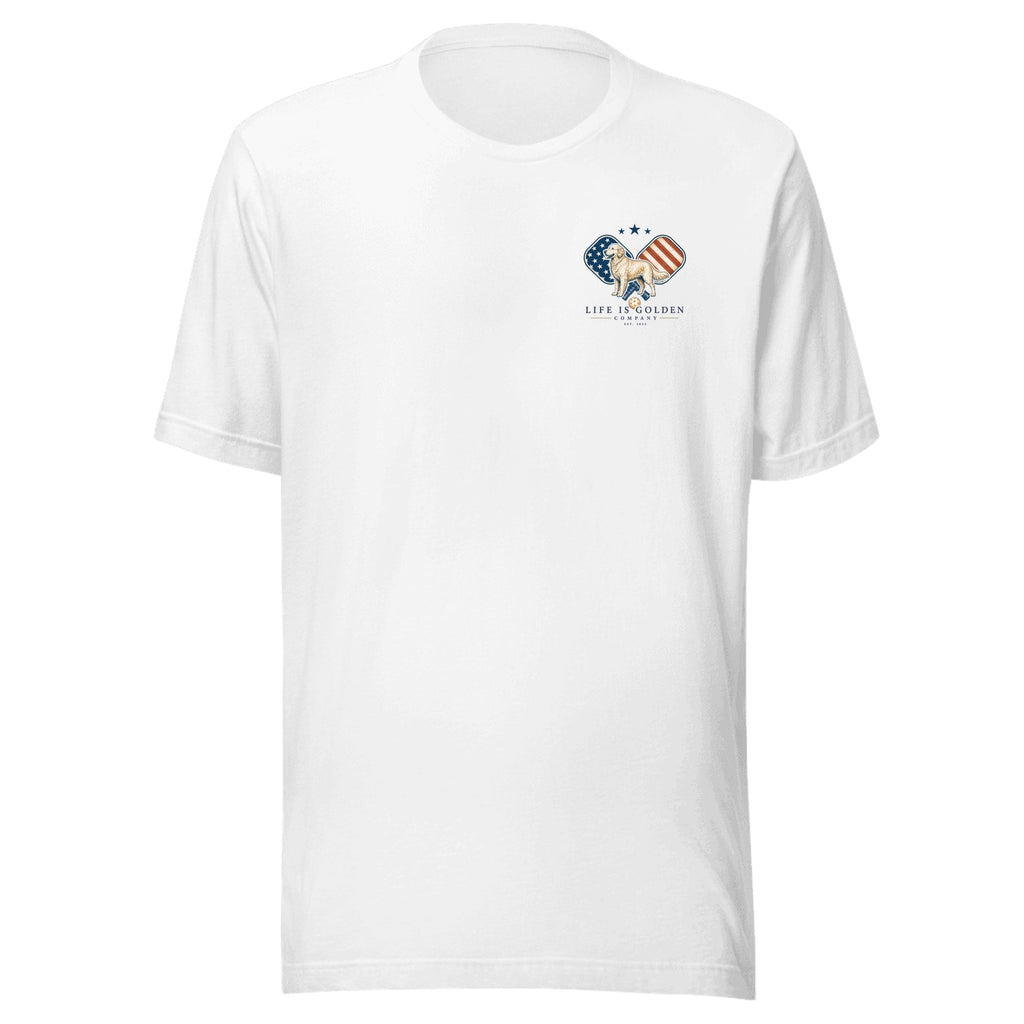 The Kitchen Line Tee — Solid White Blend (front)
