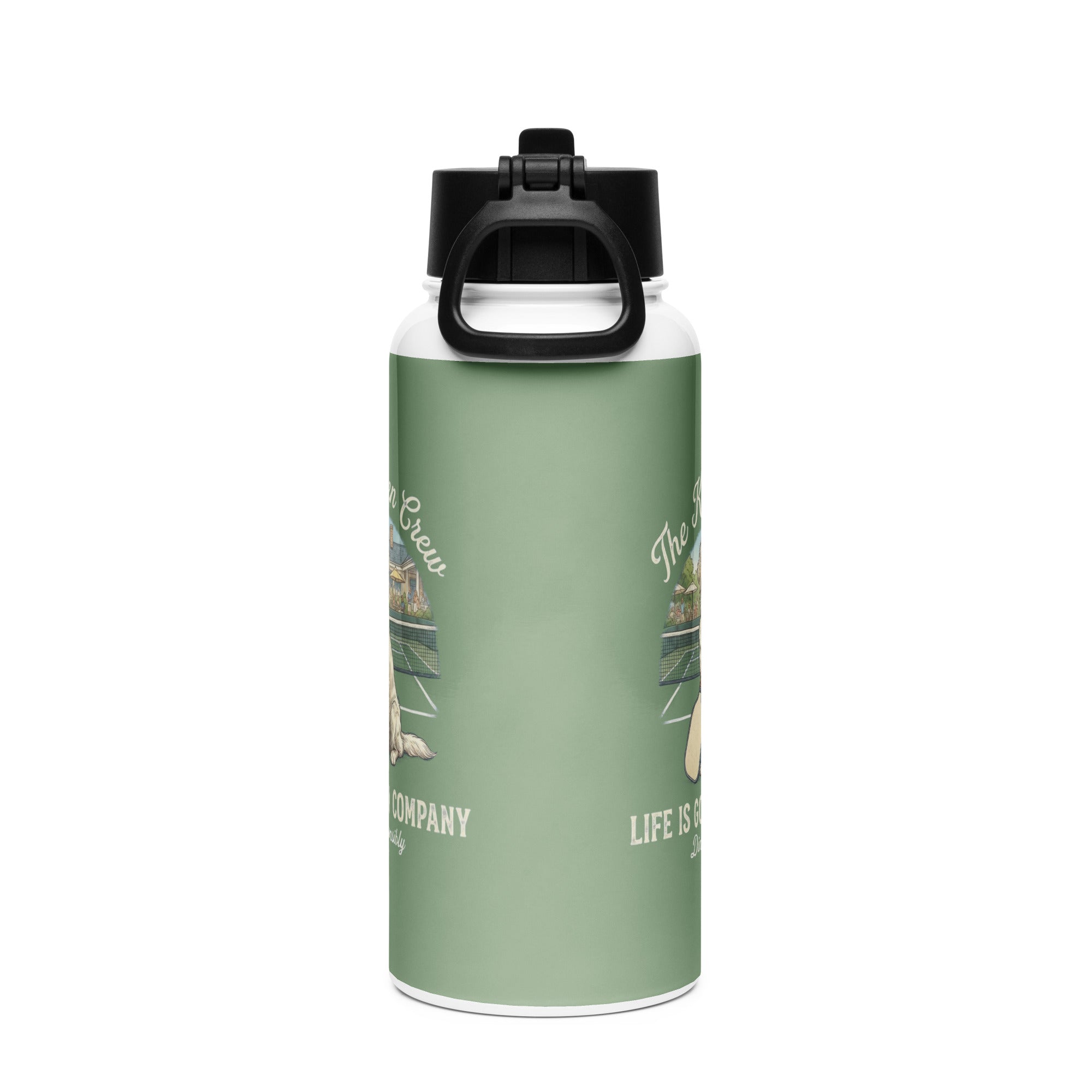 The Kitchen Crew Mother's Day Limited Edition Stainless steel water bottle with a straw lid
