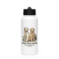 Stormy Point Stainless steel water bottle with a straw lid
