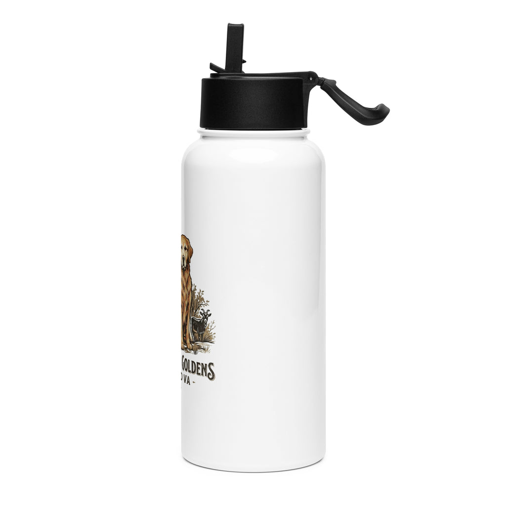Stormy Point Stainless steel water bottle with a straw lid