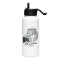 Boat Life Stainless steel water bottle with a straw lid