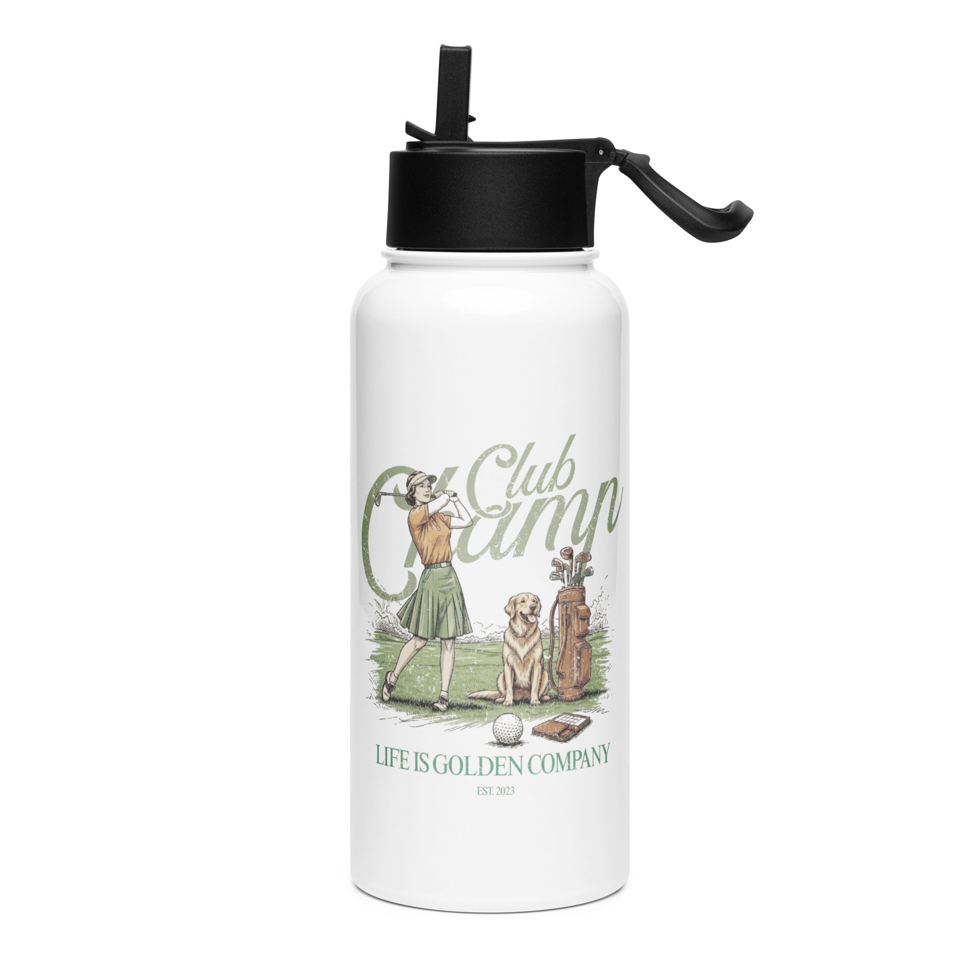 Club Champ Mother's Day Limited Edition Stainless steel water bottle with a straw lid
