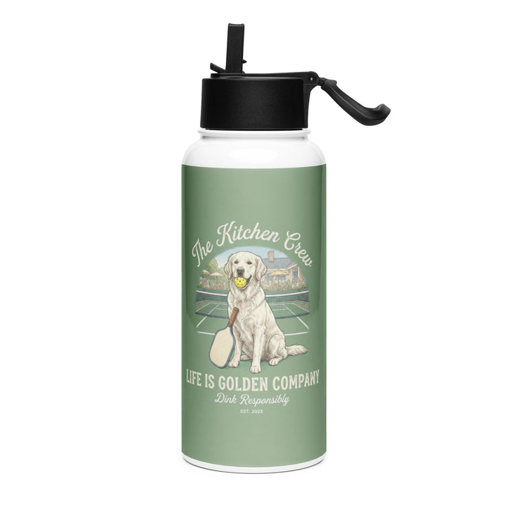 The Kitchen Crew Mother's Day Limited Edition Stainless steel water bottle with a straw lid