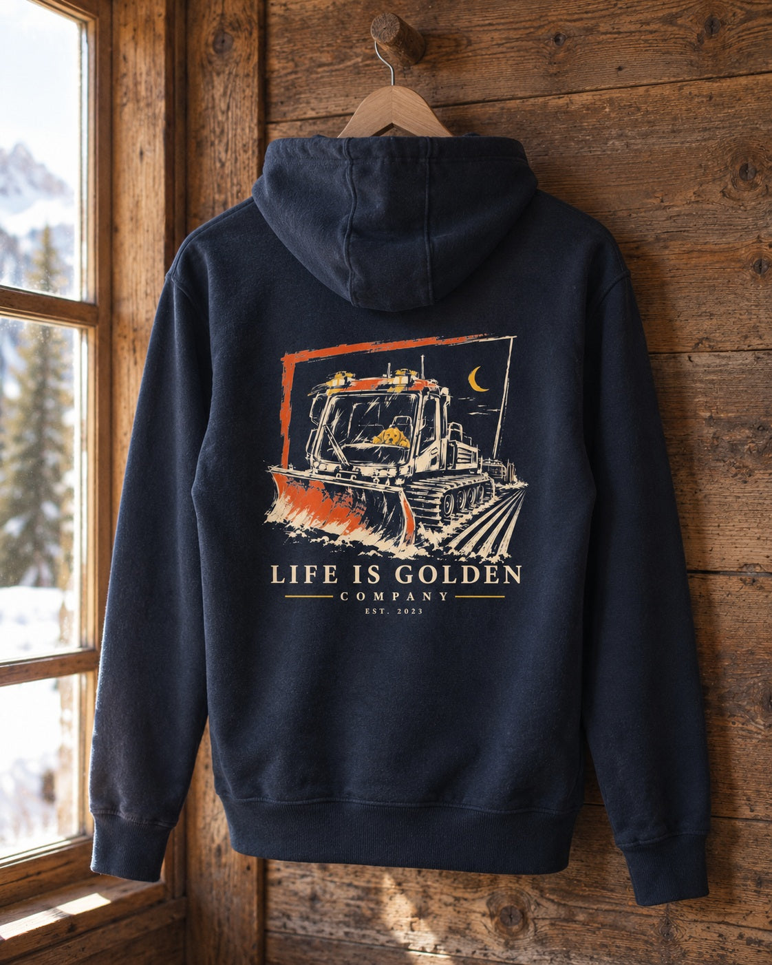 Corduroy Crew Hoodie — lifestyle