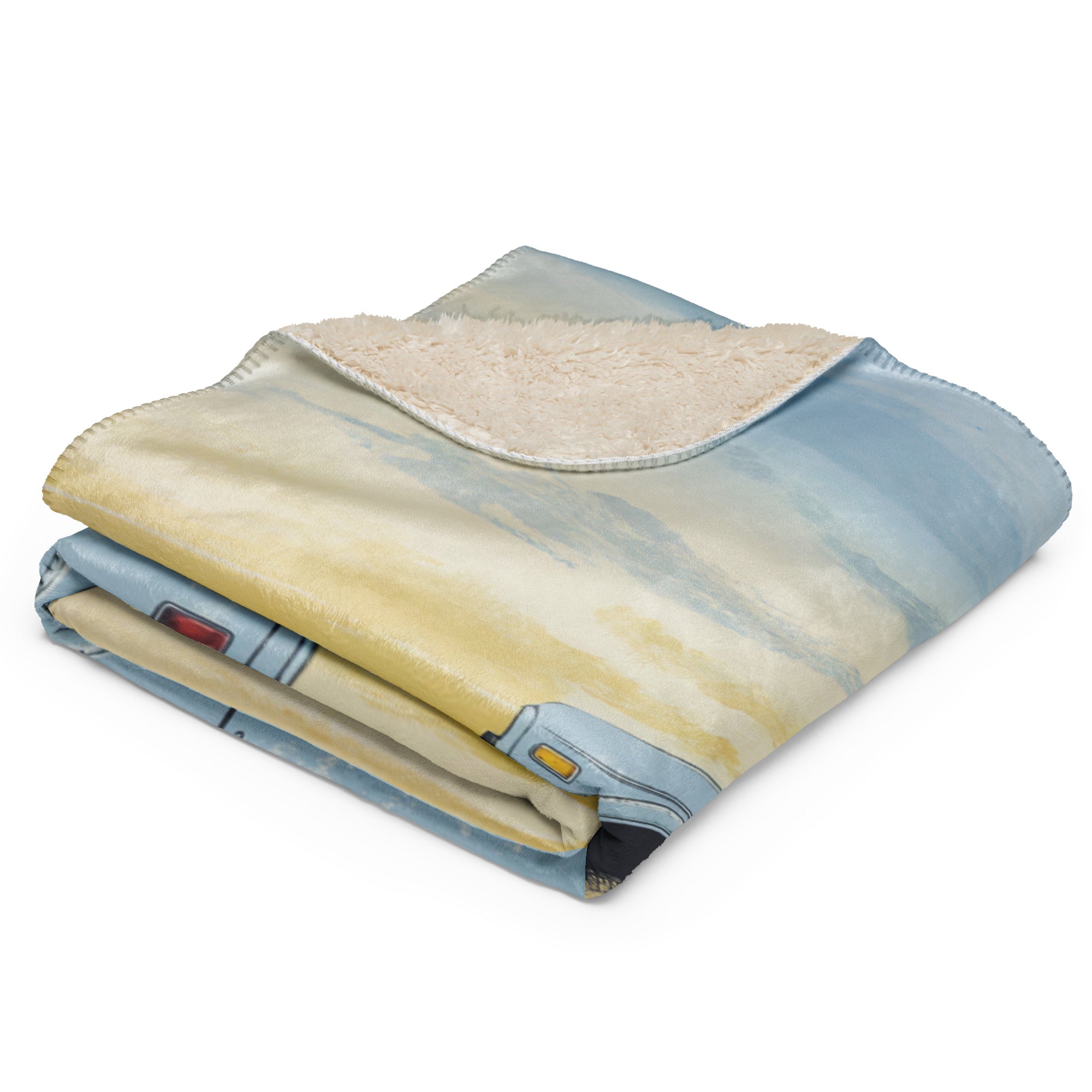 Beach Bronco Sherpa Blanket