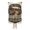 Station Support Dog Sherpa Blanket