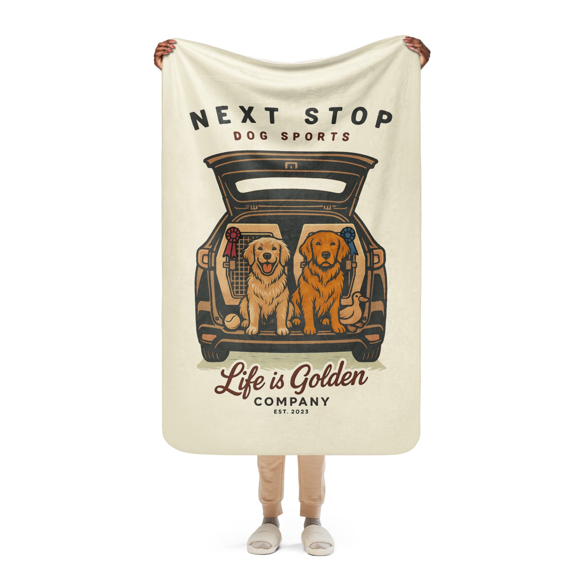 Next Stop: Victory Sherpa blanket