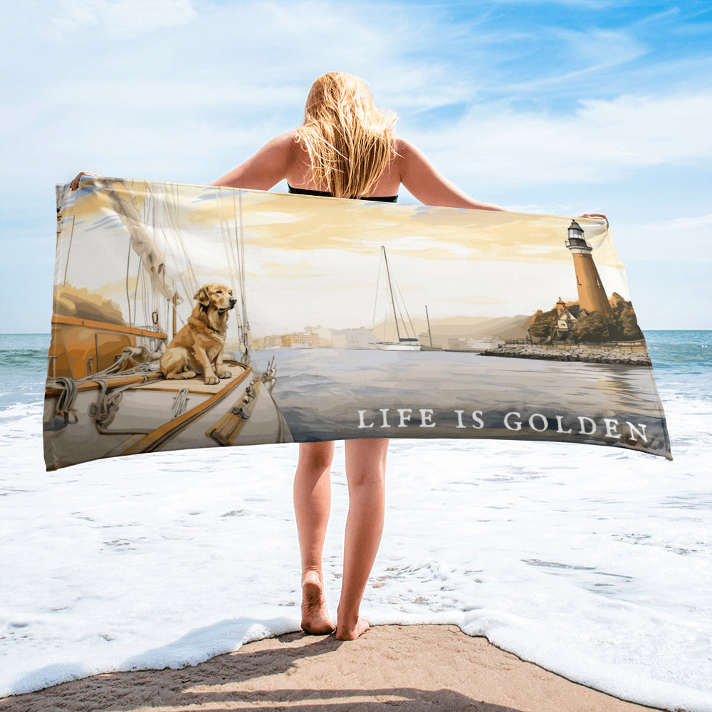 Golden Sail Towel