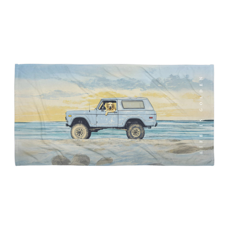 Beach Bronco Towel