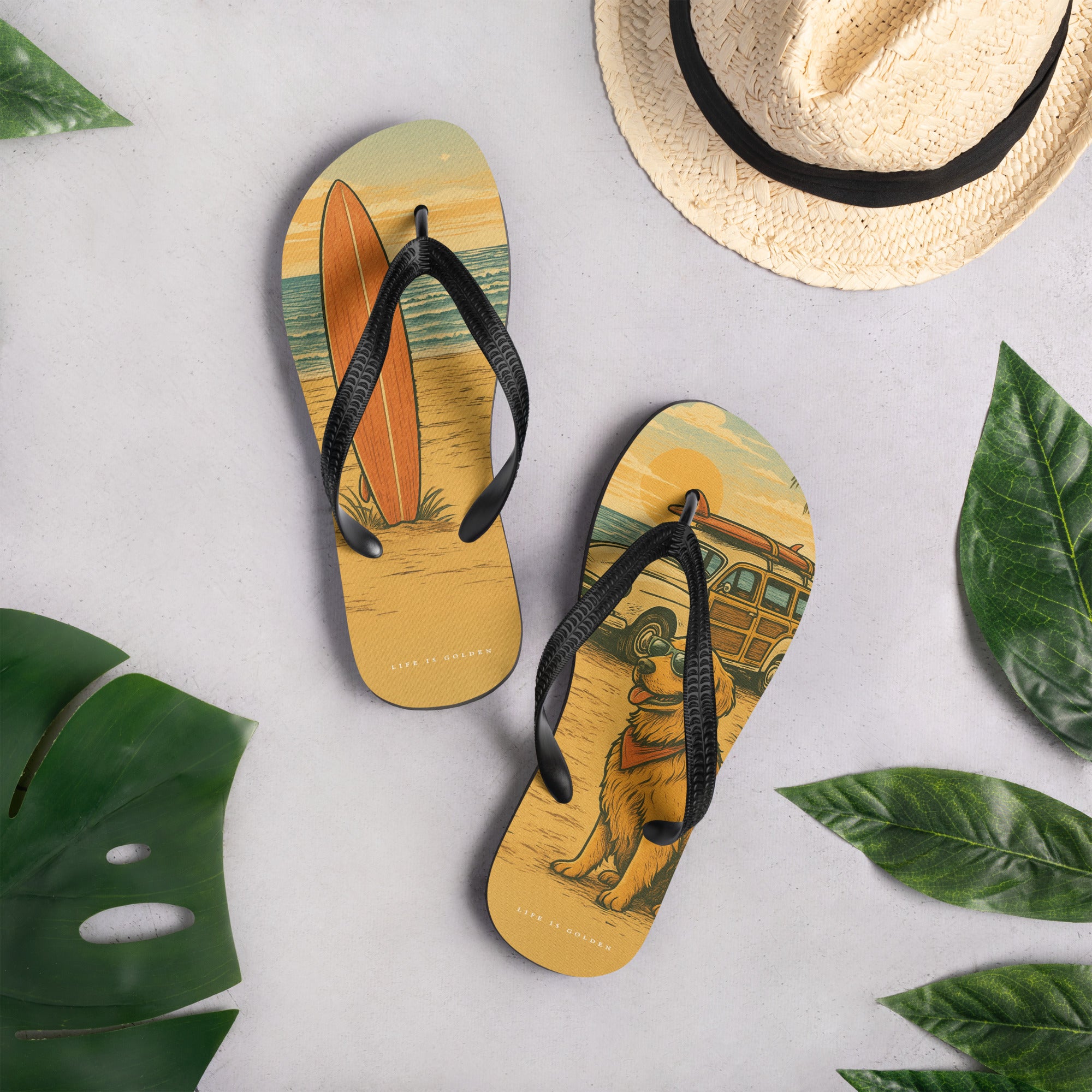 Retro Woody Sandals