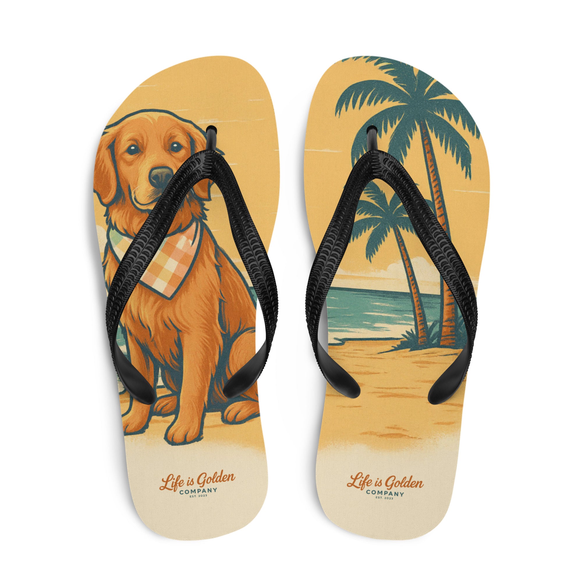 Barefoot &amp; Golden Sandals