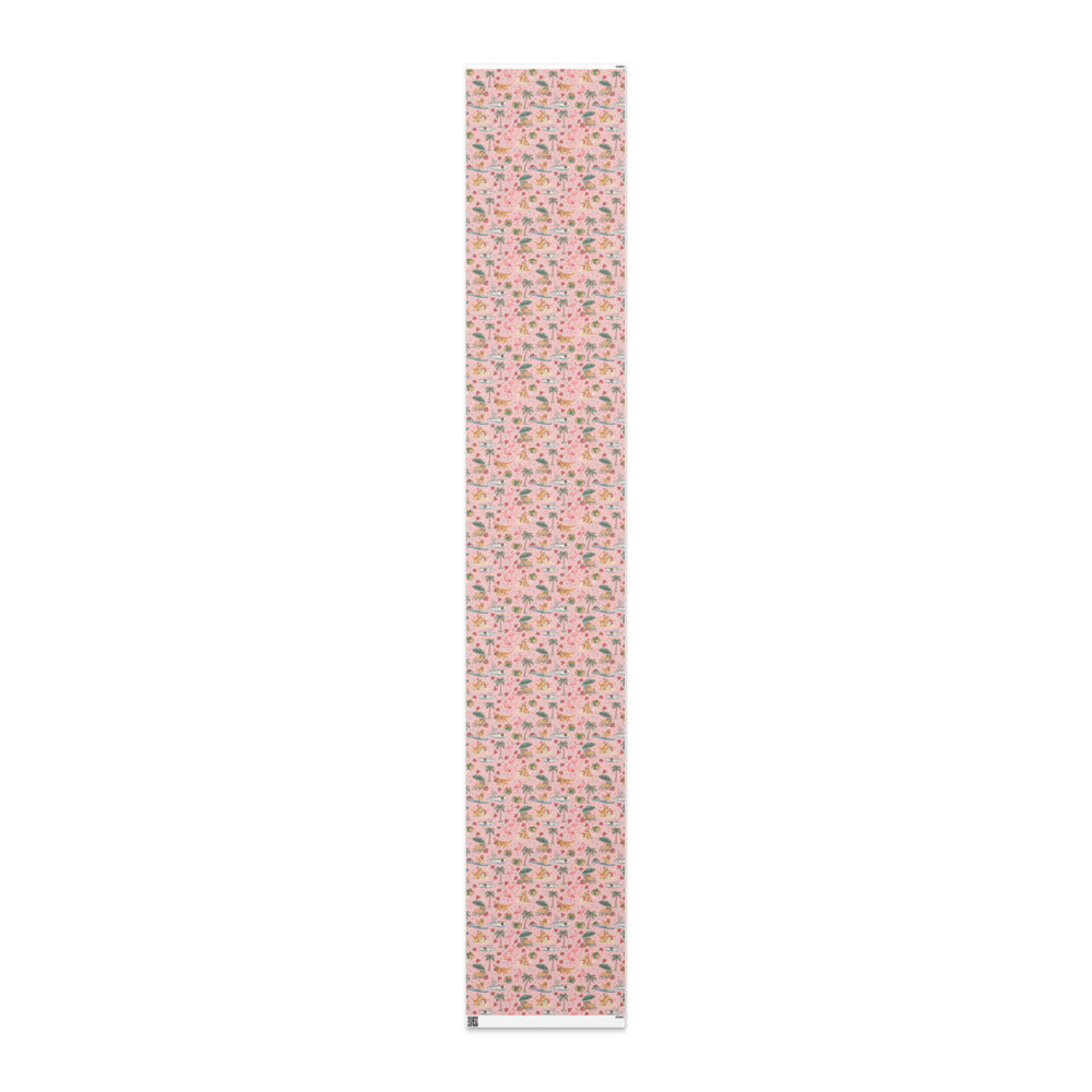 Sunshine State Santa Wrapping Paper — the full 15 ft roll