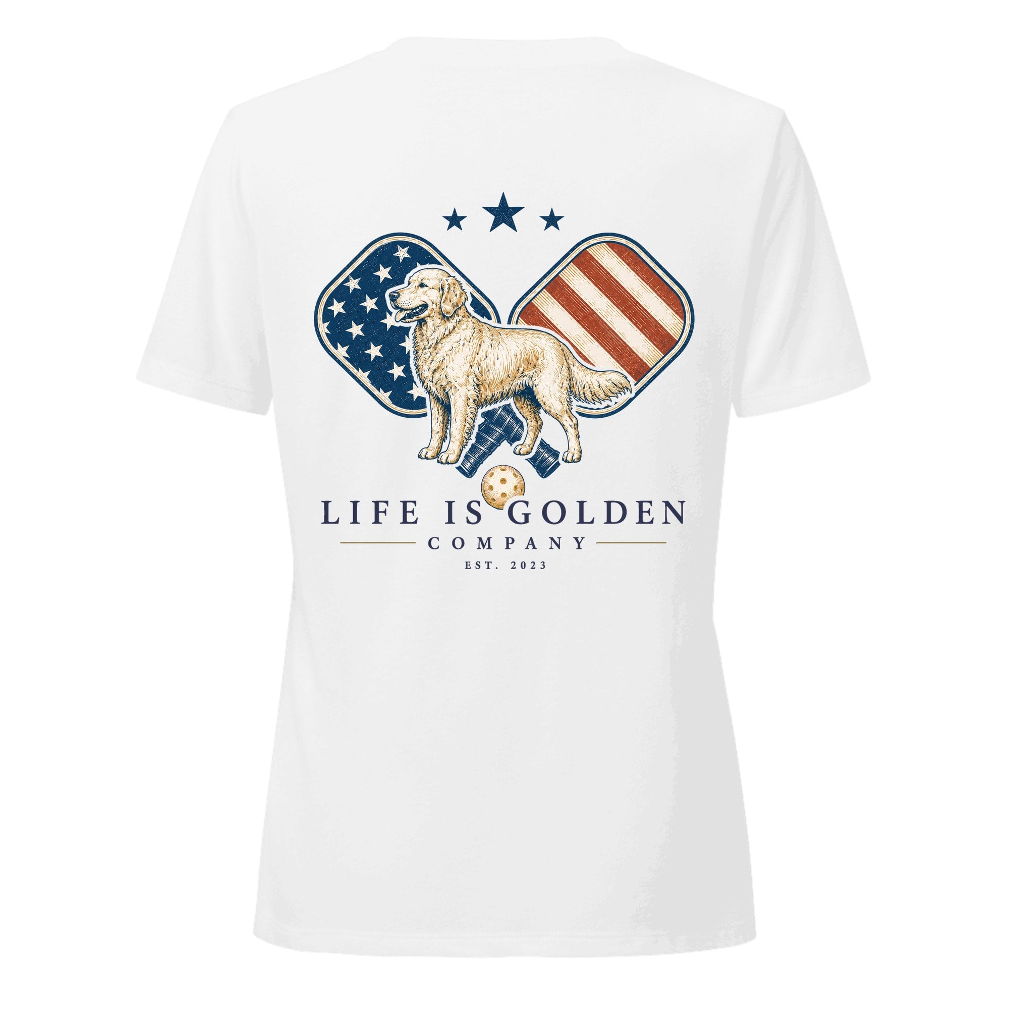 The Kitchen Line Tee — Women's V-Neck — Solid White Blend