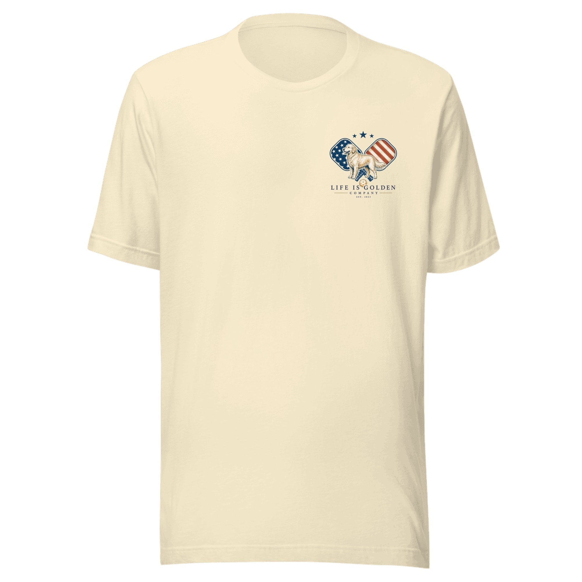 The Kitchen Line Tee — Natural (front)