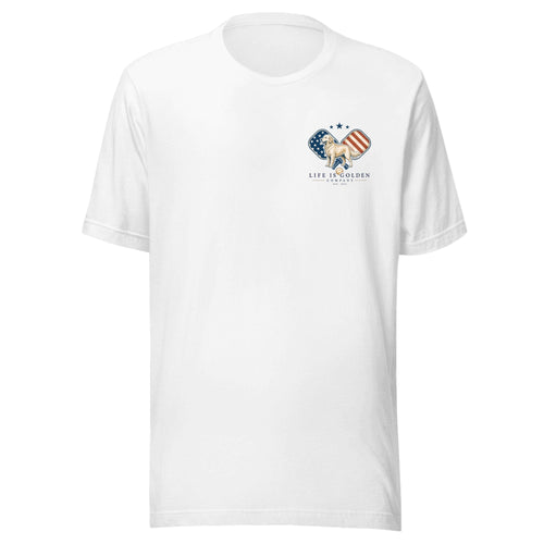 The Kitchen Line Tee — Solid White Blend (front)