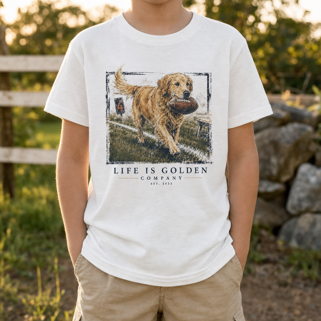 The Fourth Down Youth Tee — lifestyle