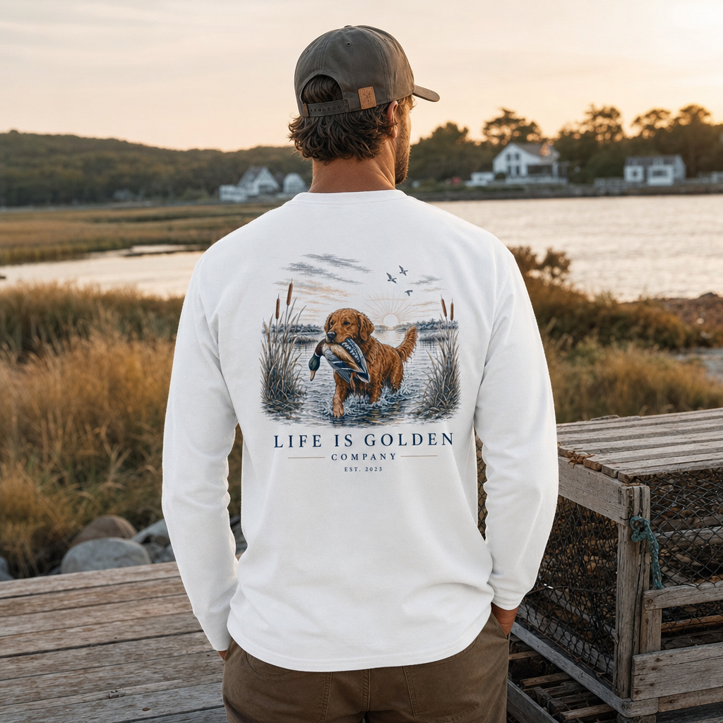 The Marsh Retrieve Long-Sleeve — lifestyle