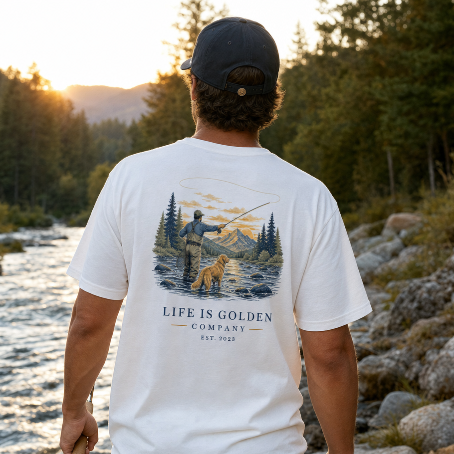 The Morning Drift Tee — lifestyle