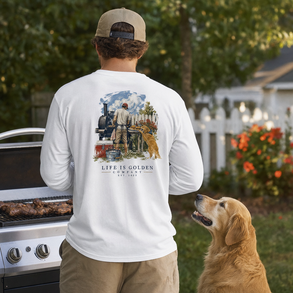 The Pitmaster Long-Sleeve — lifestyle