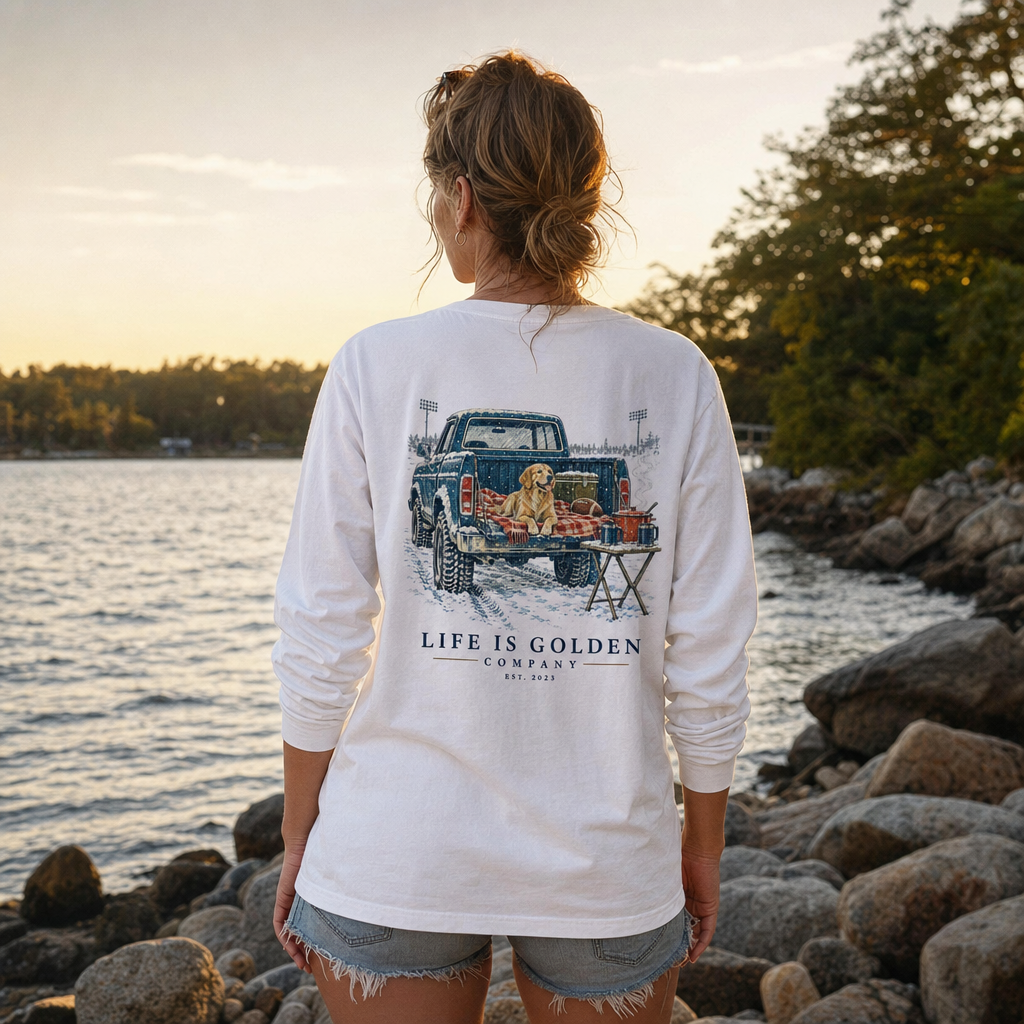 The Tailgate Chili Hooded Long-Sleeve — lifestyle