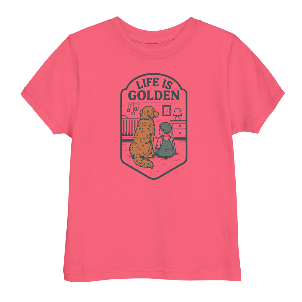 One Golden Year Toddler jersey tee