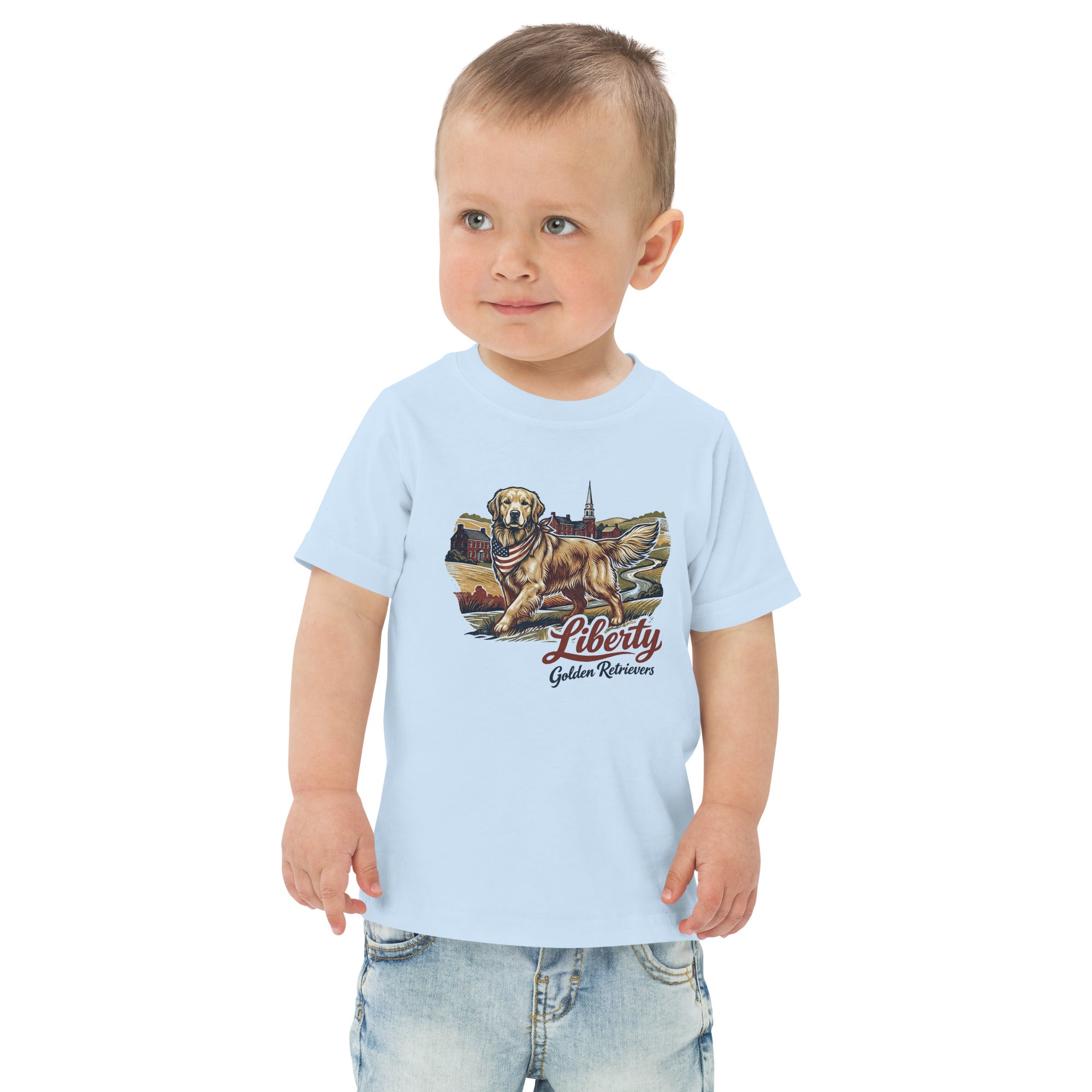 Liberty Golden Retrievers Toddler Tee