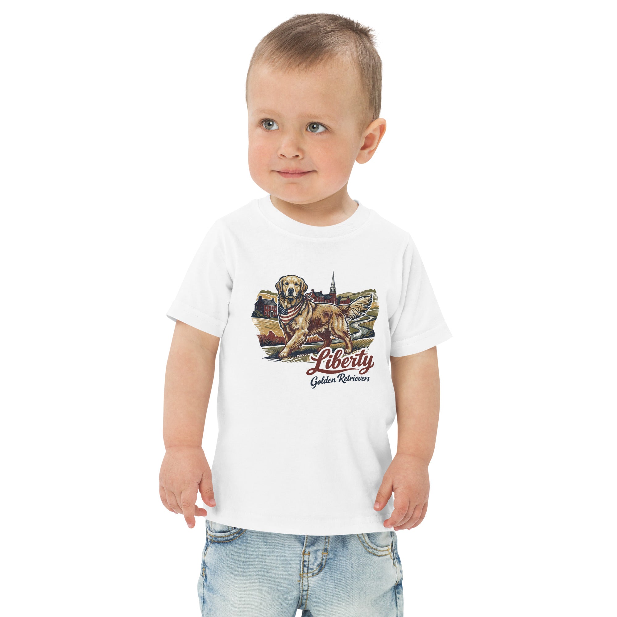 Liberty Golden Retrievers Toddler Tee