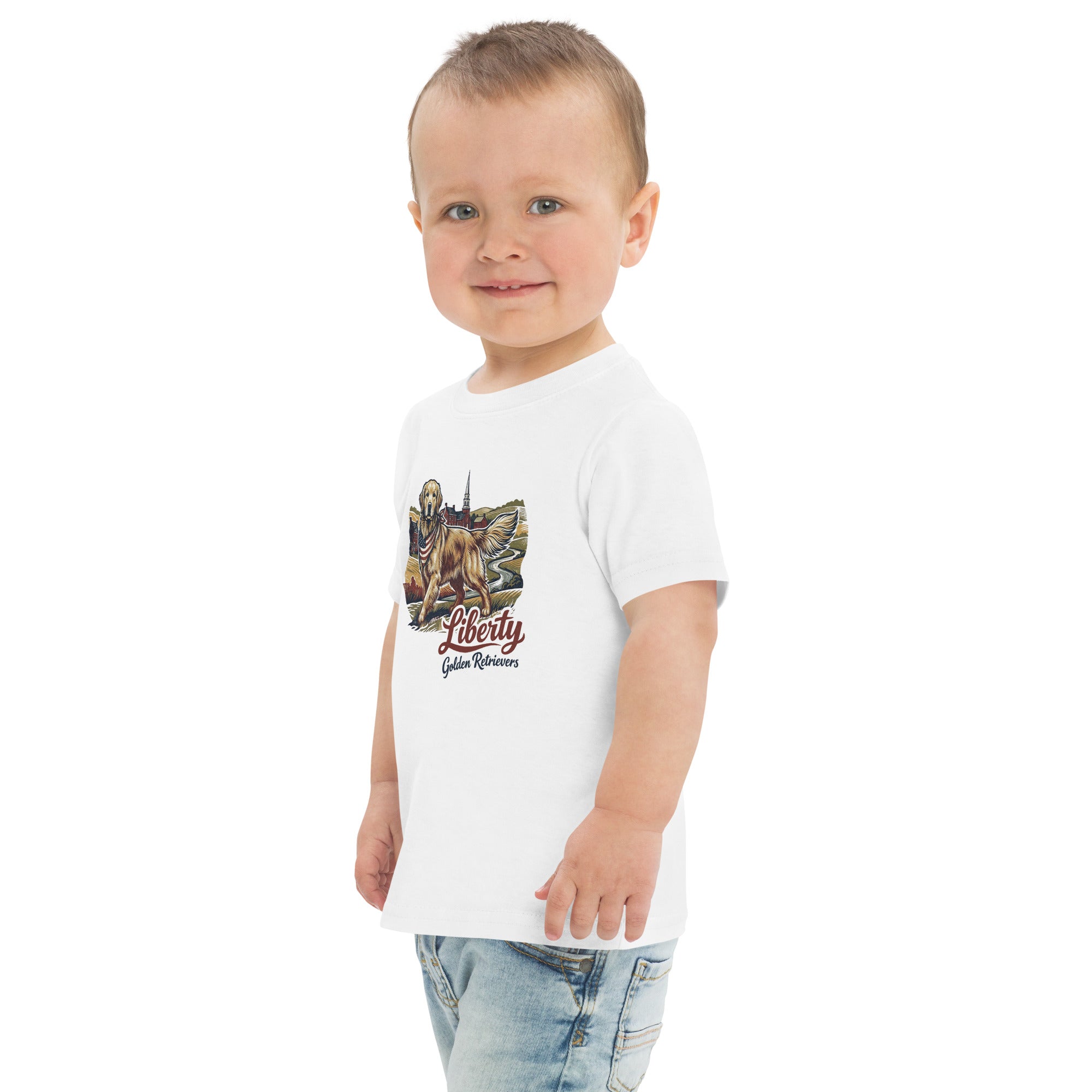 Liberty Golden Retrievers Toddler Tee