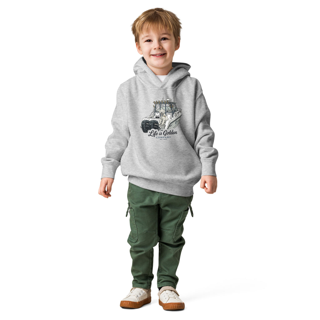 Boat Life Toddler fleece pullover hoodie