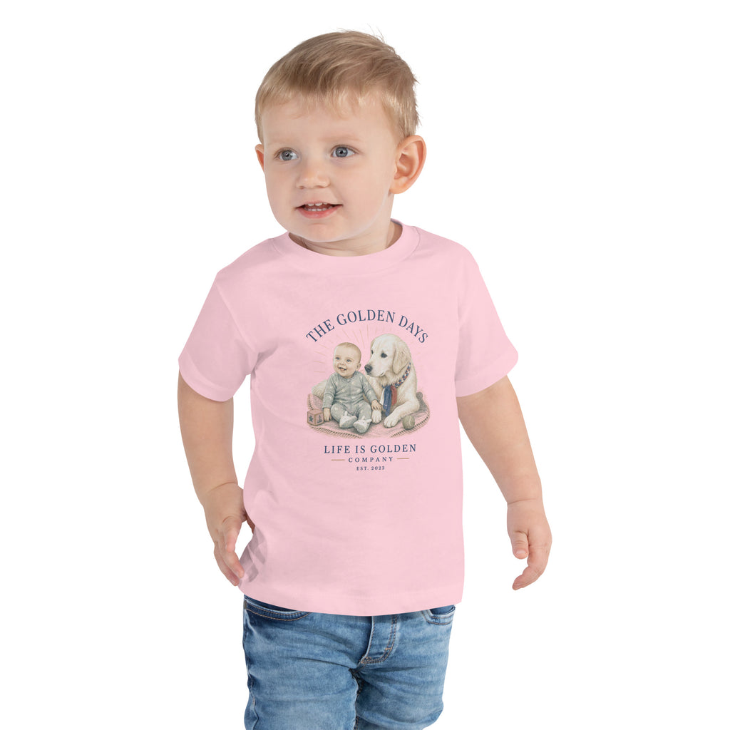 The Golden Days Toddler Short Sleeve Tee