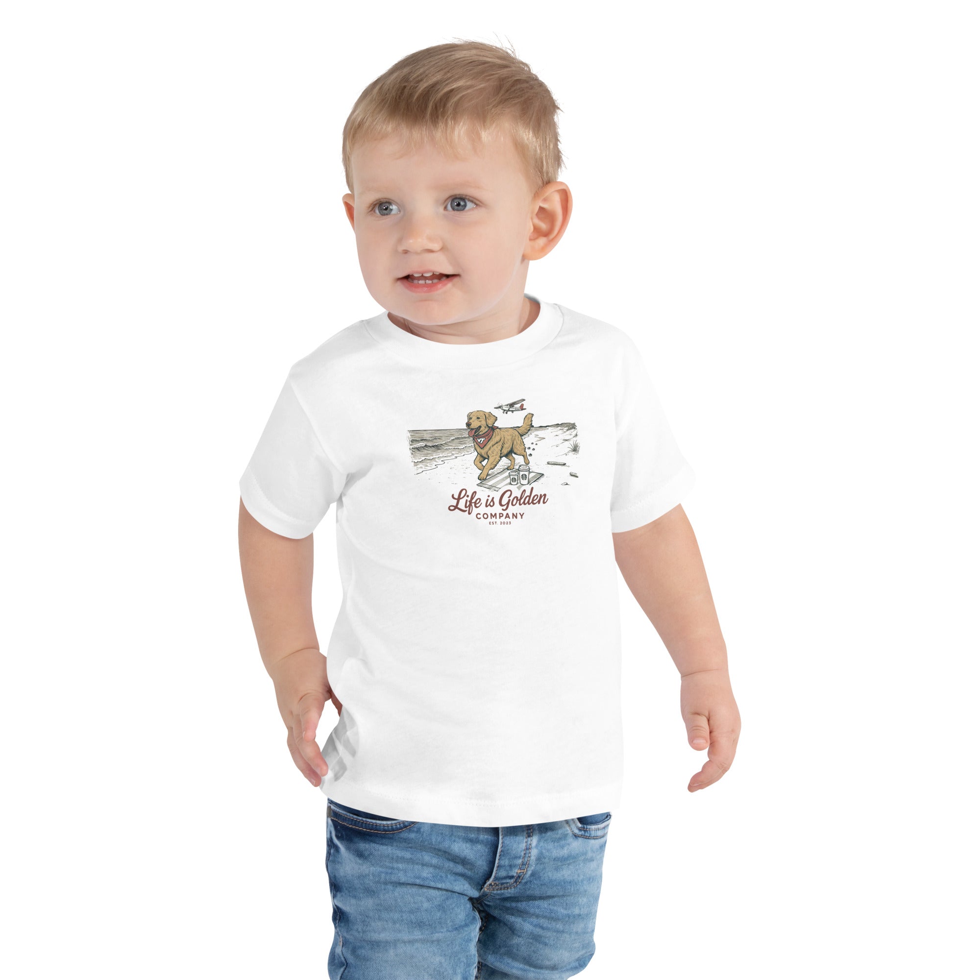 VT Beach Run Toddler Tee