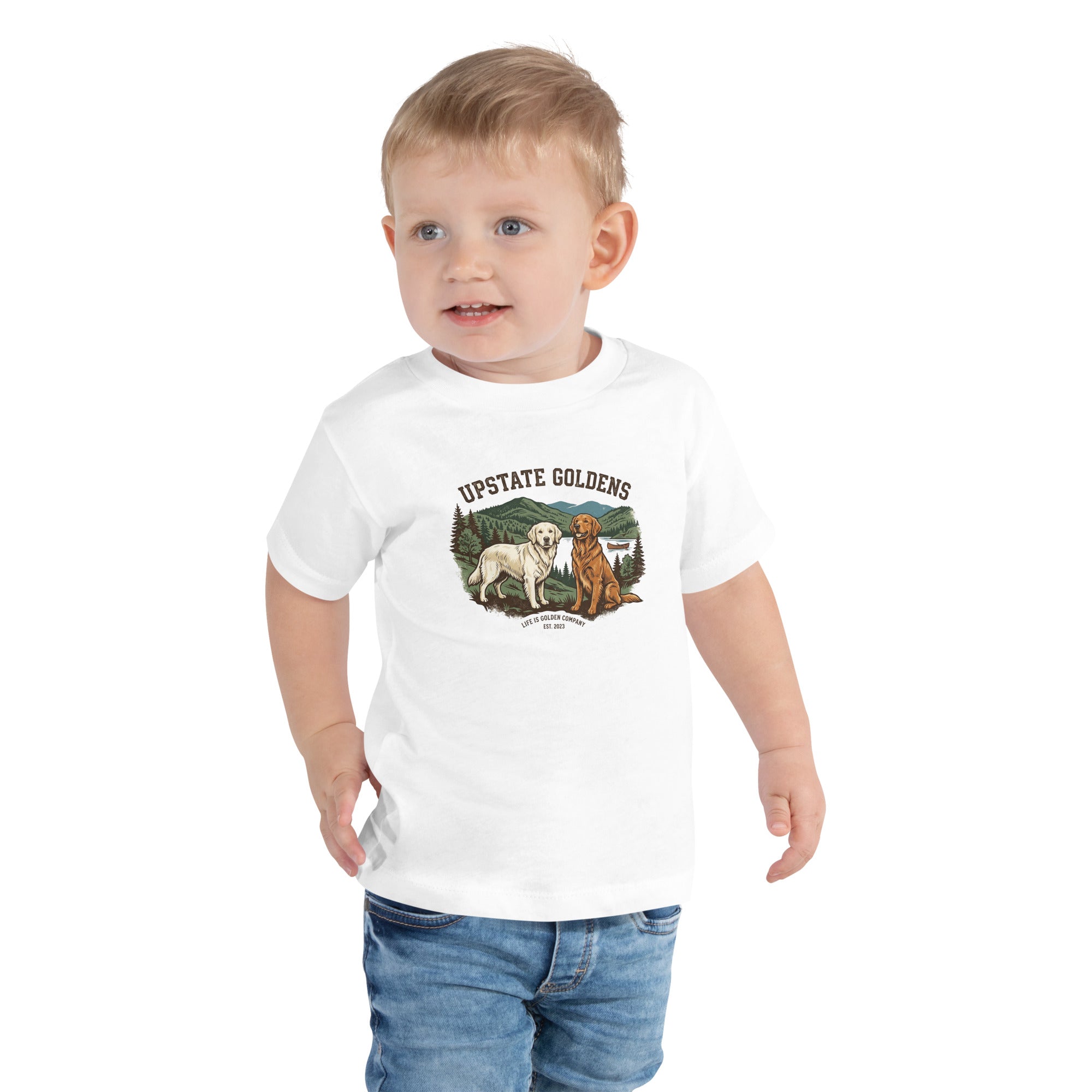 Upstate Goldens Toddler Short Sleeve Tee