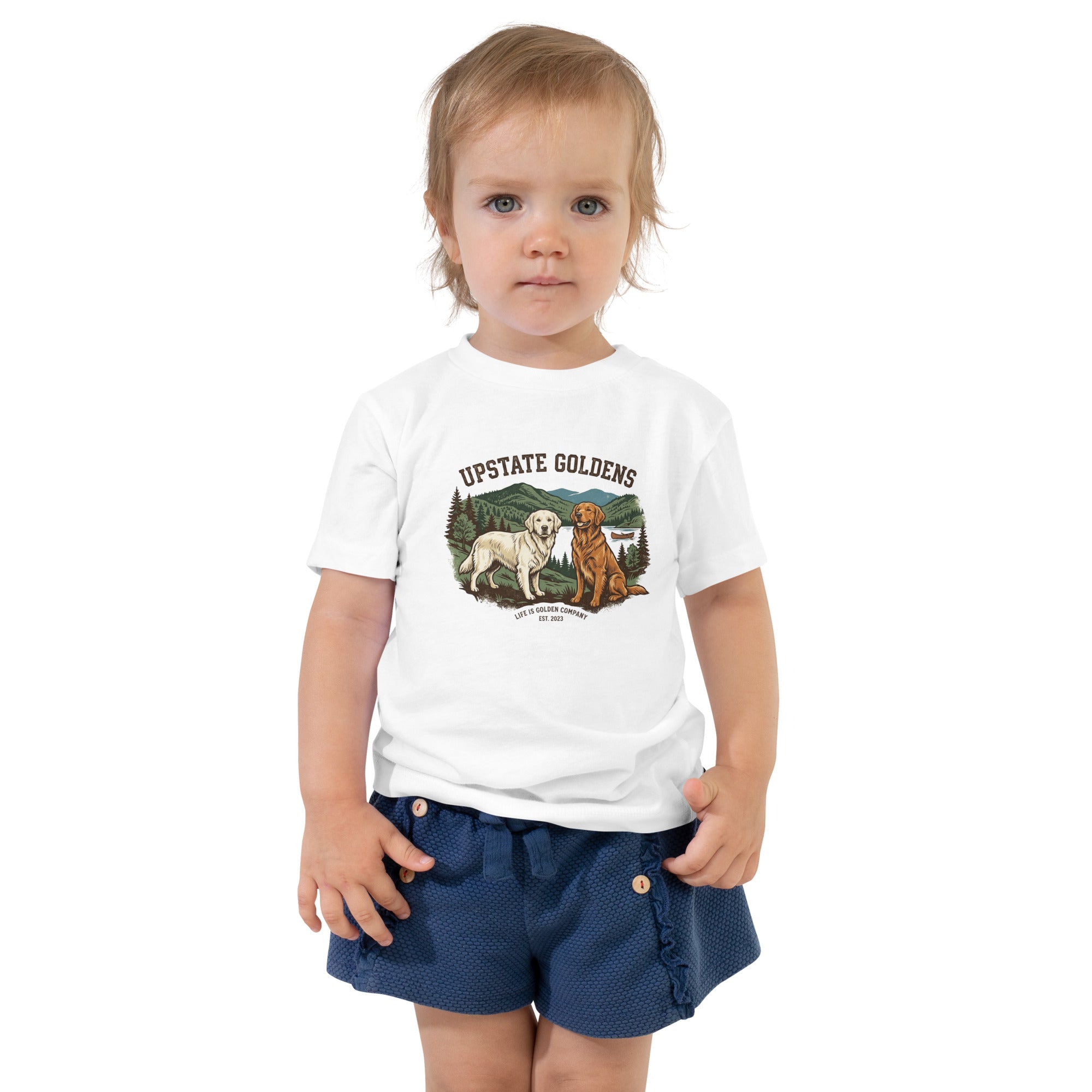 Upstate Goldens Toddler Short Sleeve Tee