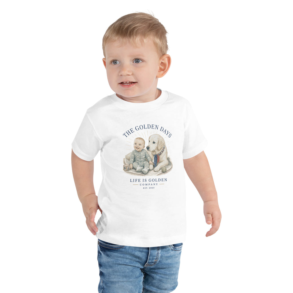 The Golden Days Toddler Short Sleeve Tee