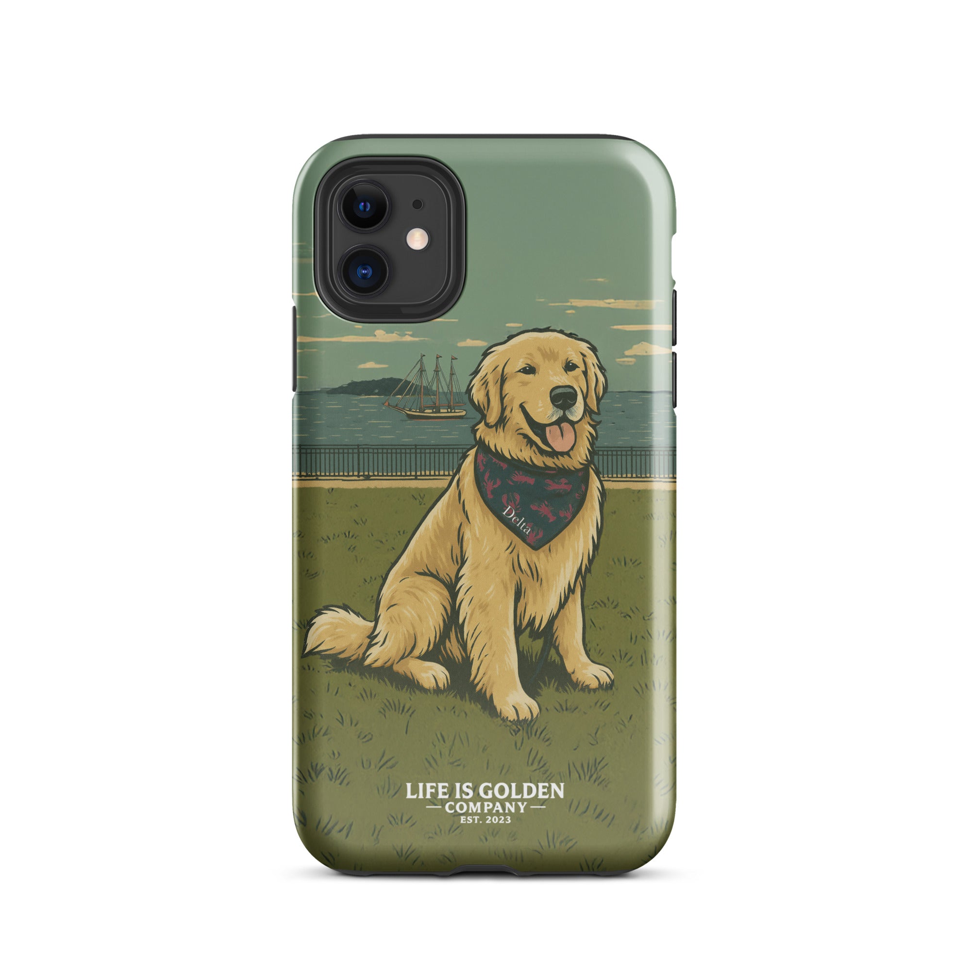 Maine is Golden Tough Case for iPhone
