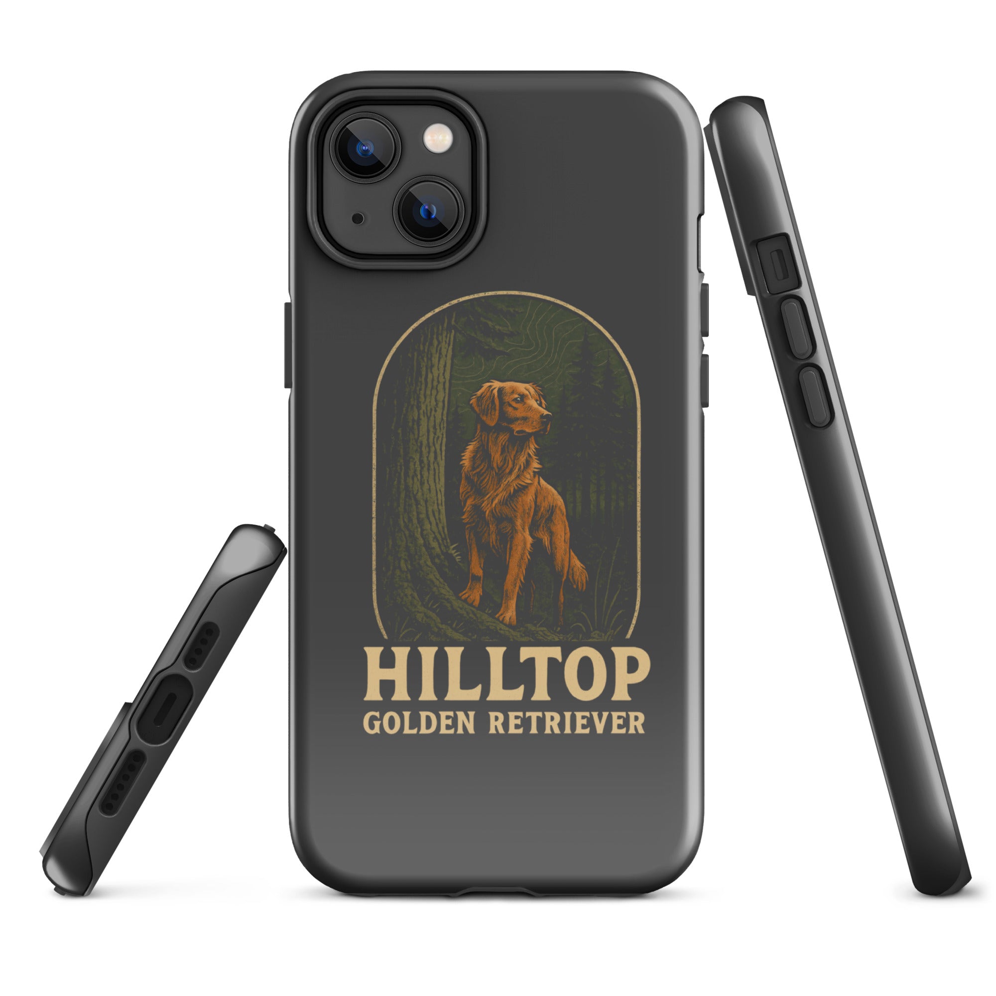 Hilltop Golden Retriever Tough Case for iPhone®