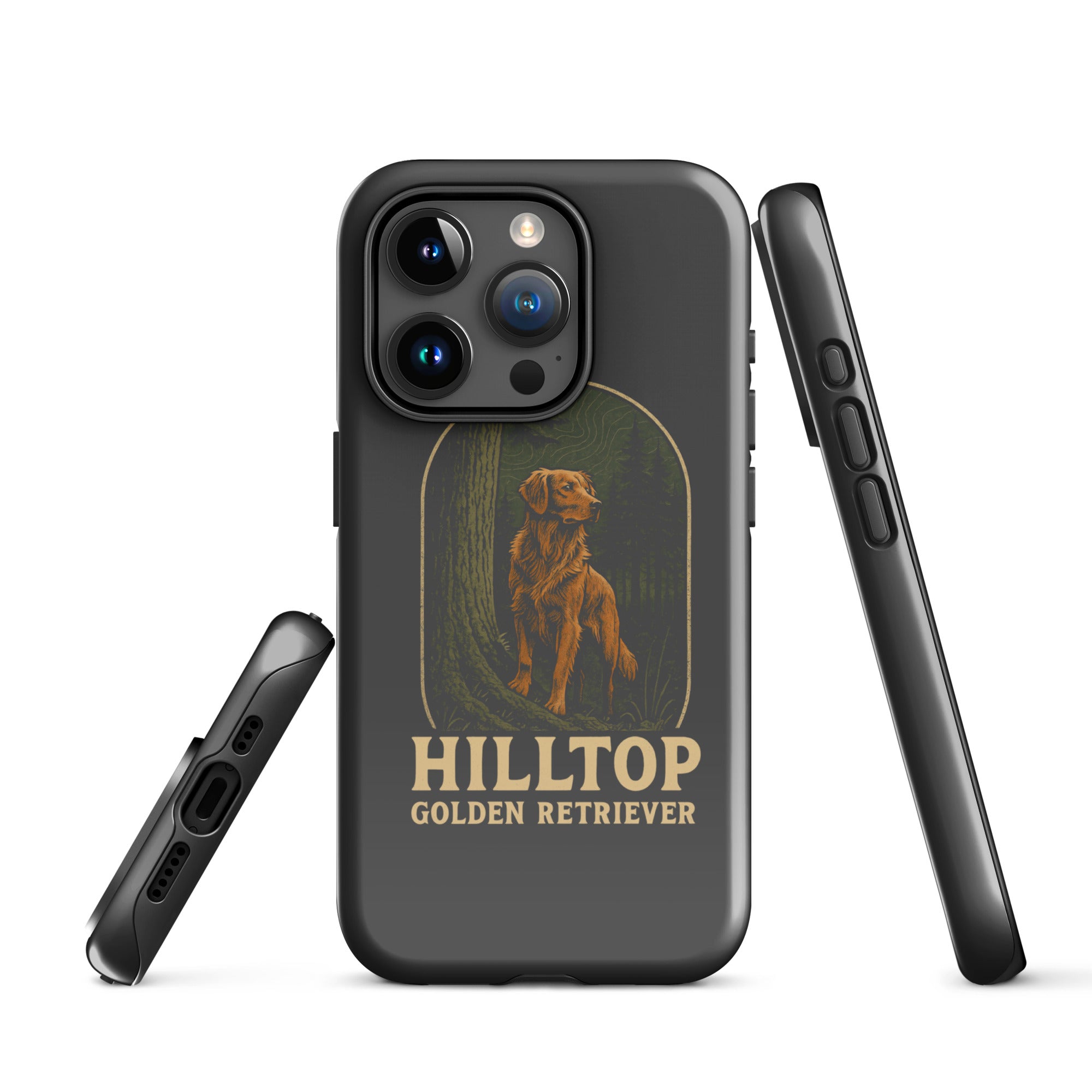Hilltop Golden Retriever Tough Case for iPhone®